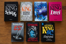 7x Stephen King Sammlung Schwarz Drei ES Dreamcatcher Abgrund Bazaar  Beschreibu picture