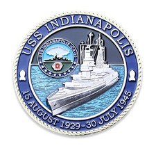 USS Indianapolis CA-35 Memorial Challenge Coin picture