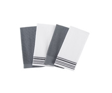 Mainstays 4-Pack 16”x26” Woven Kitchen Towel Set, Grey. picture
