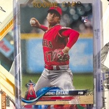 Topps 2018 Update Series Shohei Ohtani #US1 Rookie Base Angels Pitching Red picture