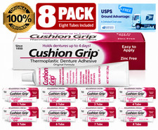 Cushion Grip Thermoplastic Denture Adhesive 1 oz, 8 Pack picture