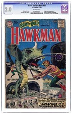 Brave and the Bold #34 CGC 2.0 1961 0279973015 1st app. SA Hawkman picture