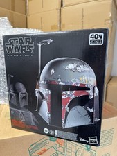 Hasbro Star Wars The Black Series Boba Fett Premium Electronic Helmet New Sealed picture