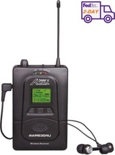 Audio2000s AWR6304U IEM Pro UHF Wireless Monitoring System W/ Headphones OB picture
