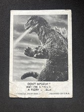 1961 Leaf Spook Stories Horror Card Universal Pictures Godzilla Rookie #113 Rare picture