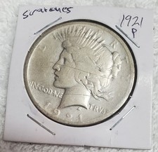 G 1921 Peace Dollar Scratches picture