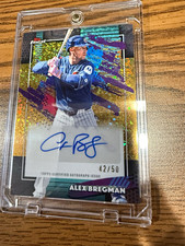 🔥 Topps 2026 Finest Alex Bregman Chicago Cubs Finest Auto #FMA-AB 42/50 picture