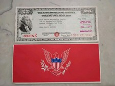 Vintage $25 U.S. Savings Bond Series E 1973 W/Orig Envelope NICE picture