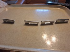 Vintage  1957 1958 DODGE Chrome Metal OEM Block  Emblem picture