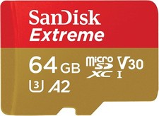 SanDisk 64GB Extreme microSDXC UHS-I Memory Card - NEW BUT OPEN BOX picture