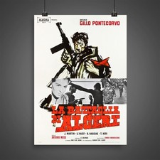 La Battaglia di Algeri Vintage Italian Film Poster picture