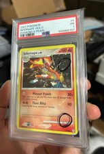 Infernape Holo 5/130 Diamond & Pearl PSA 1 - Holo Bleed Error + Double Swirl picture