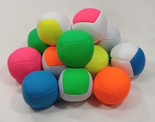 Juggling Balls (Set Of 6)- 110g, 6 Panel, UV Reactive- Colors Vary-FREE SHIPPING picture