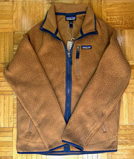 NWT Patagonia Men’s Retro Pile Full-Zip Jacket - Bear Brown - Size S Reg picture