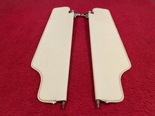1962 1963 Cadillac Sun Visors White Set 62 63 Coupe DeVille GM OEM Original NICE picture