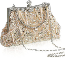1920S Accessories for Women Vintage Beaded Clutch Evening Bag Formal picture