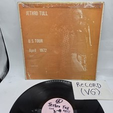 Jethro Tull Vinyl Lp Live In Concert April 1972 Custom Thick As A Brick Etc VG picture