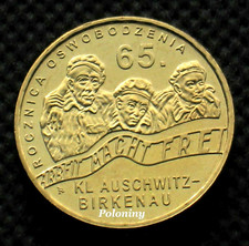 COIN OF POLAND - LIBERATION OF AUSCHWITZ-BIRKENAU HOLOCAUST REMEMBRANCE DAY UNC picture