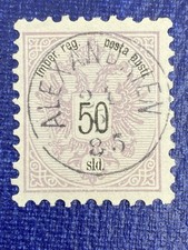 Austrian Post Offices Ottoman Empire 1883 50 Soldi, Used, Alexandria Cancel. picture
