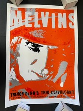 Melvins 2004 Jacksonville Jackrabbits Kozik Screen Print Poster S/N 190/200 picture