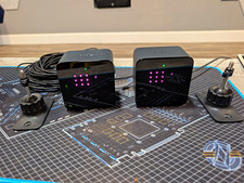 HTC Vive 1.0 Base Stations Pair - Complete w/ Mounts, Power Adapters, Sync Cable picture