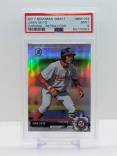 2017 Bowman Draft Juan Soto Chrome Refractor PSA 9 picture