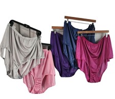 5 Pack Comfort Choice Catherine's Nylon Brief Panties Underwear Sz 16 60.5-62.5