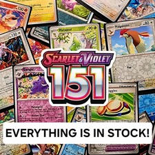151 Pokemon Singles | Reverse Holographic Pick and choose your card picture