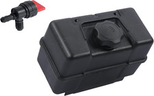 691993 4 Quart Plastic Fuel Gas Tank w/ Cap & Shut-Off Valve Fit Briggs & Stratt picture