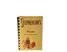 Stephenson's Restaurants Receipts 1987 Recipe Cookbook Kansas City picture