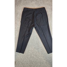 Brooks Brothers Mens Charcoal Grey Wool Blend Flat Front Dress Pants 40x28 picture
