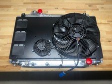 93-98 Toyota Supra 2jz-gte Koyo Aluminum Radiator with PHR shroud and fans picture