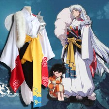 Anime Inuyasha Sesshomaru Cosplay Full Set Costume Suit Halloween Party Gifts picture