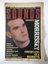 Morrissey  The Smiths Sounds UK Music paper 1988 Flotsam & Jetsam  picture