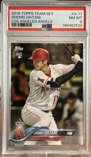 Topps 2018 Team Sets Shohei Ohtani Angels #A-17 Rookie (RC) (PSA 8) picture