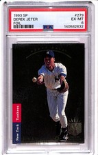 1993 Upper Deck SP - Premier Prospects Derek Jeter Foil #279 (RC) PSA 6  picture