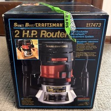 Vintage Sears Best Craftsman 2 HP Router 917473 Factory Sealed NIB Made in USA picture