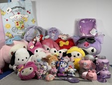 Huge Sanrio Lot Hello Kitty Kuromi My Melody Cinnamoroll Plush Bags Figures picture