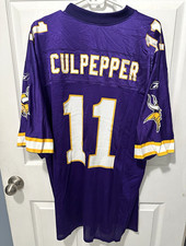 Reebok Minnesota Vikings Daunte Culpepper #11 Purple NFL Jersey XL picture
