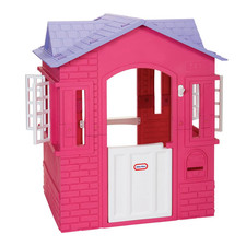 Little Tikes Cape Cottage House, Pink - Pretend Playhouse for Girls picture