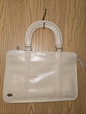 Vintage Phillippe Leather Handbag  Purse  Satchel Tan Authentic picture