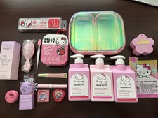 Huge Sanrio Hello Kitty Beauty Pink Lot The Creme Shop Skincare Plus picture