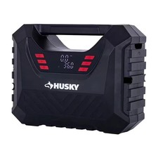 Husky Inflator Portable Tire Pump AC DC 12V 120V Digital Gauge LED Auto Shut Off picture