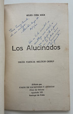 Belkis Cuza Male Los Alucinados 1962 Signed Inscribed Book Cuba Poetry UNEAC picture