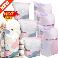 No-Pump Vacuum Storage Bags Large Cube Space Saver Compression Bags1/2/3Pcs picture