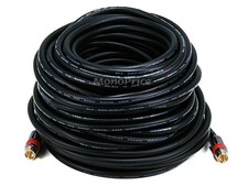 Ultra Gold Subwoofer Digital Audio Cable 75 foot ft THX interconnect AV video picture