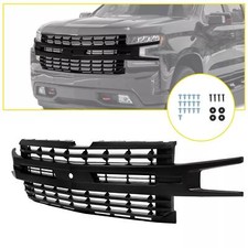 Matte Black Front Bumper Upper Grille For Chevy Silverado 1500 2019-2022 2021 picture