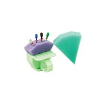 Dental Endo Triangle Sponge Foam cushions Refill Inserts 50 pcs + 2 Ring holders picture