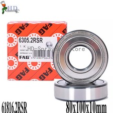 1PCS NEW FAG 61816.2RSR Deep Groove Ball Bearings 80x100x10mm picture