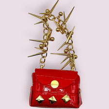 Rock and Roll Leatherette Dog Pick Up Bag Holder picture